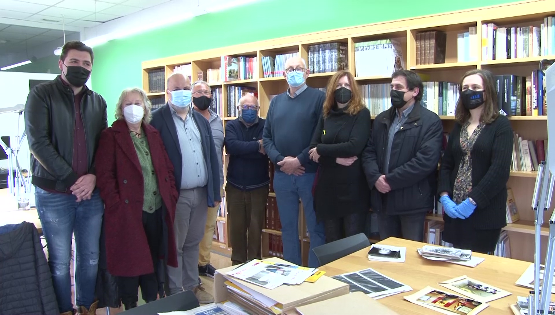 ERC Pla de l’Estany cedeix el seu arxiu documental a l’Arxiu Comarcal