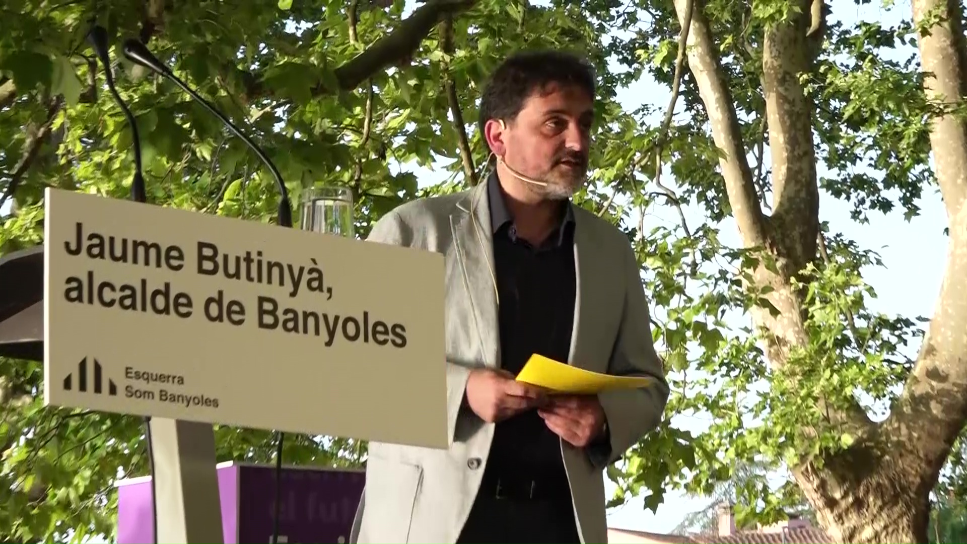 Jaume Butinyà, presentat com a candidat d'ERC - SOM Banyoles per a les properes eleccions municipals